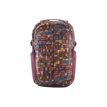 Patagonia Recycled Polyester Backpack Regular Unisex Night Plum Flower