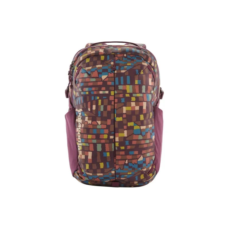 Patagonia Recycled Polyester Backpack Regular Unisex Night Plum Blossom-0