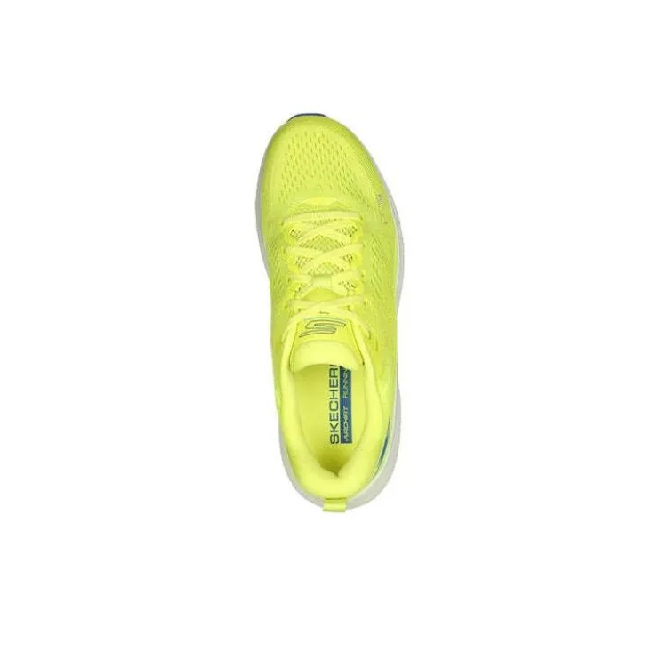 Skechers Go Run Max Road 6 Durable Breathable Low Top Casual Running Shoes Men's Yellow-3