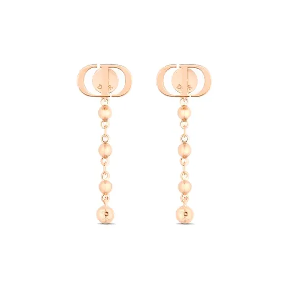 DIOR Metal Earrings Women's Rose Gold-0