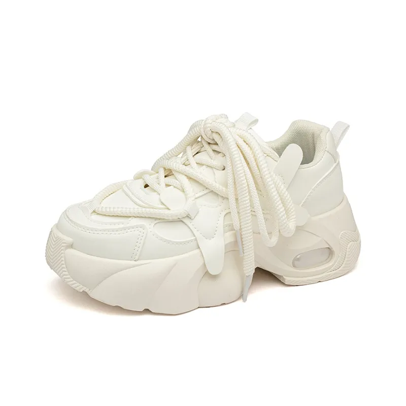 MEXICAN Anti Slip Wear Resistant Mid Top Chunky Sneakers Women's-6