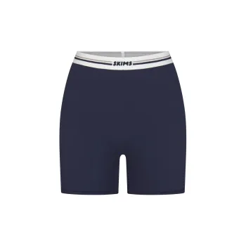 SKIMS FITS EVERYBODY Series LOGO BIKE SHORT Leggings Women's NAVY/Marine Blue