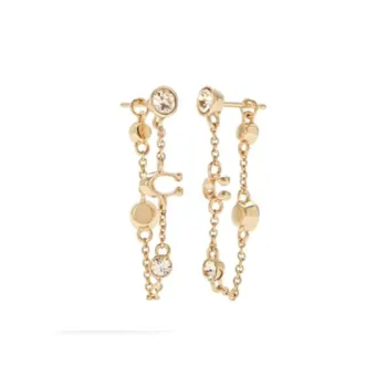 COACH Stainless Steel Earrings Women's