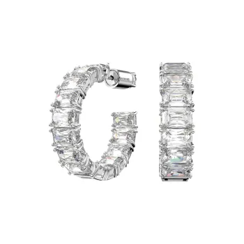 Swarovski Matrix Hoop Earrings