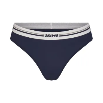 SKIMS FITS EVERYBODY Series LOGO BIKINI Underpants Women's NAVY/Marine Blue