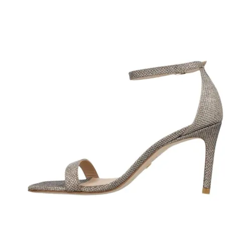 Stuart Weitzman/SW Nudistcurve Loveknot Strap Sandals Womens Black