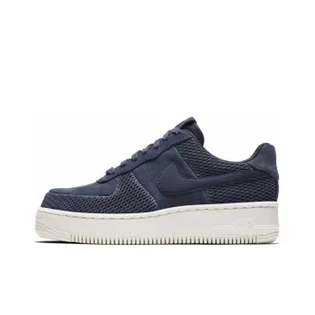 Nike Air Force 1 Slip Resistant, Abrasion Resistant, Breathable Low Top Skateboard Shoes Women's Blue