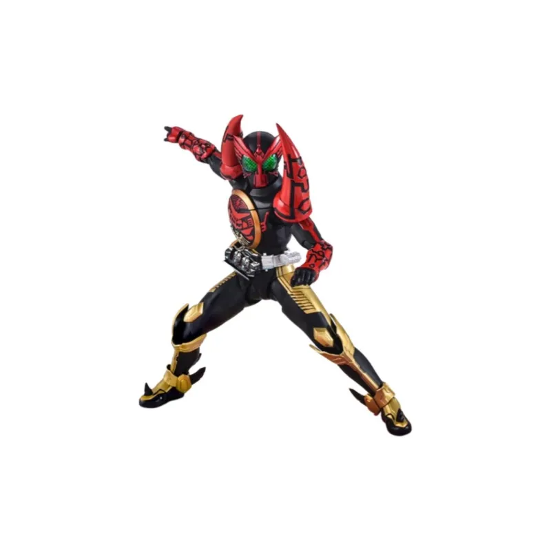 BANDAI Kamen Rider OOO Ozu Bandai SHF True Sculpture Kamen Rider OOO Three Egg Soul Union Set Scale Figures 15cm-2