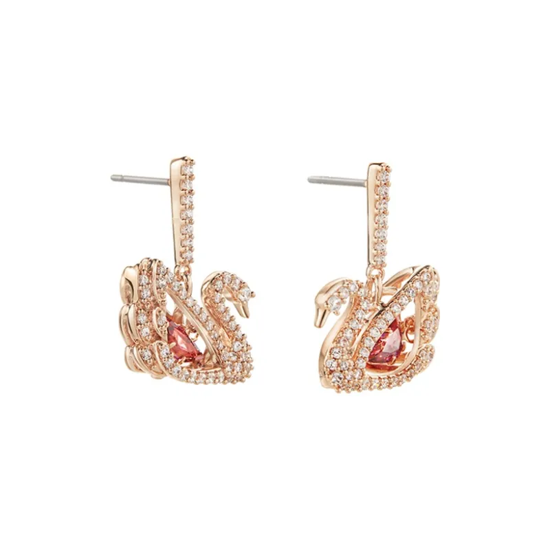 Swarovski Lifelong Bow Faux Crystal Earrings Women's-1