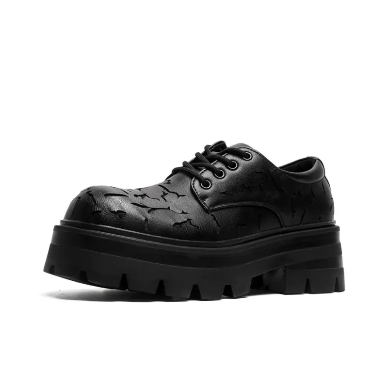 Lady's House Dress Shoes Men Low Top Black-1