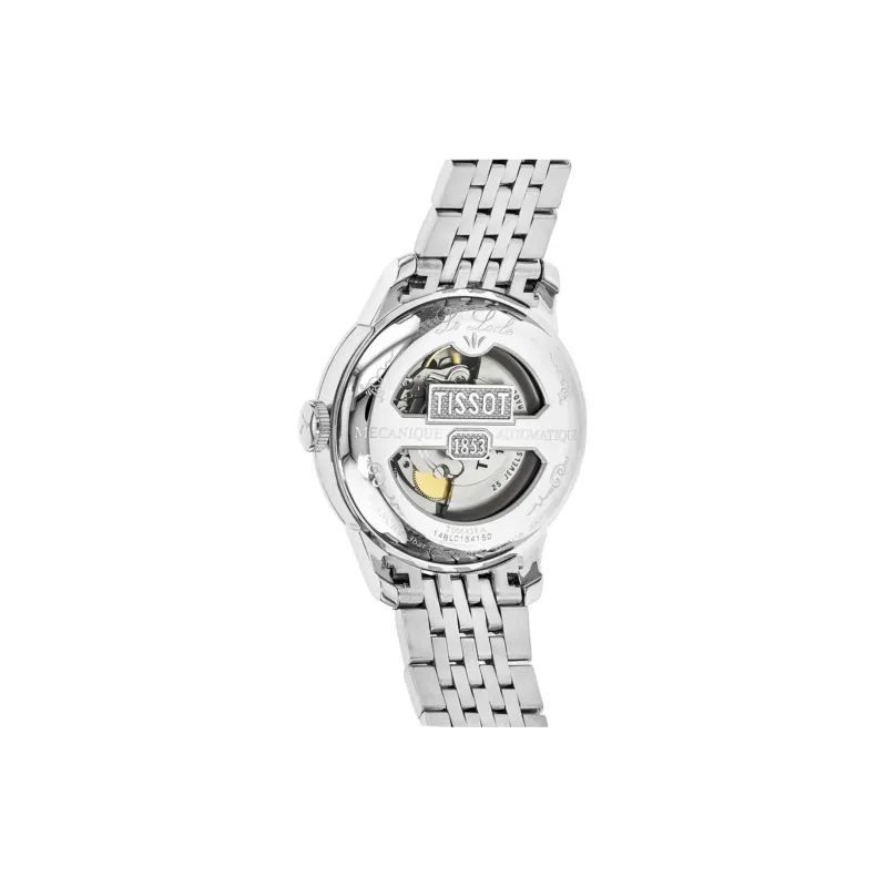 TISSOT Le Locle Collection Automatic Mechanical Movement Men's Watches Watch 39.3mm Silver Dial Stainless Steel Case-2