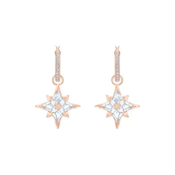 Swarovski Artificial Crystal Earrings Women's Rose Gold