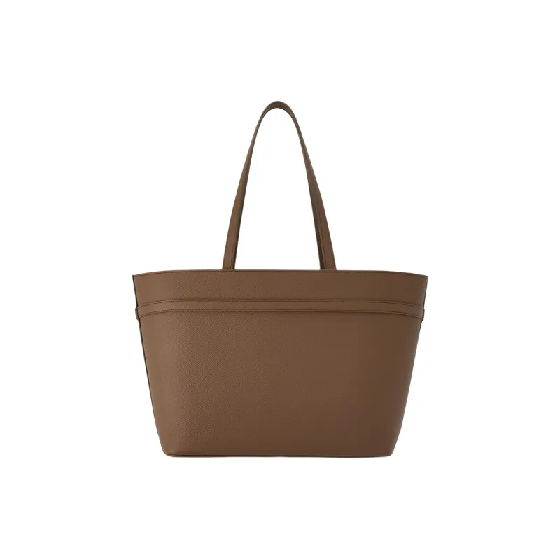 FERRAGAMO Vara Cow Leather Tote Bag Shopping Bag Handbag Medium Size Women's Dark Brown-2