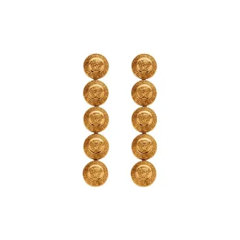 VERSACE Medusa Charm Drop Earrings