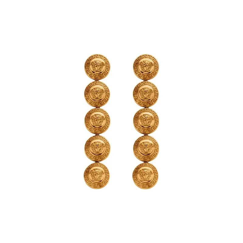 VERSACE Medusa Charm Drop Earrings-0