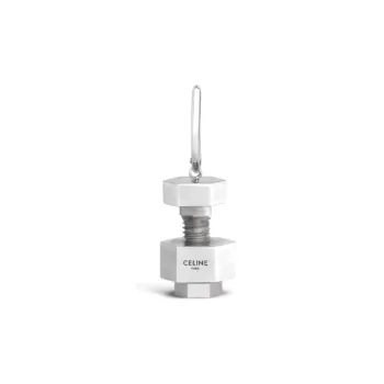 CELINE Earrings Men Silver