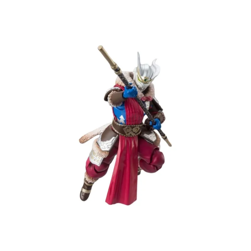BANDAI S.H.Figuarts Ultraman Zero Sun Wukong Battle Robe Red Action Figures 15cm-3