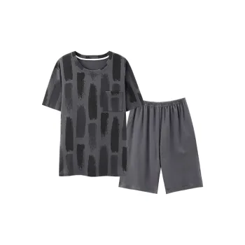 Follow The United States Pajama Set Men's Dark Gray