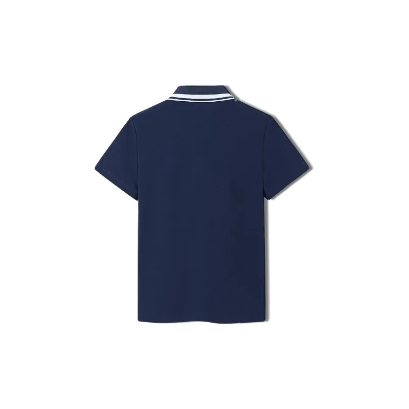Elle Active Polo Shirt Women's Navy Blue-1
