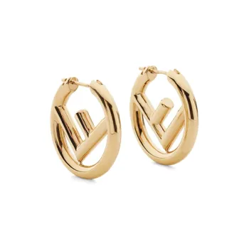 FENDI Earrings Women's Gold
