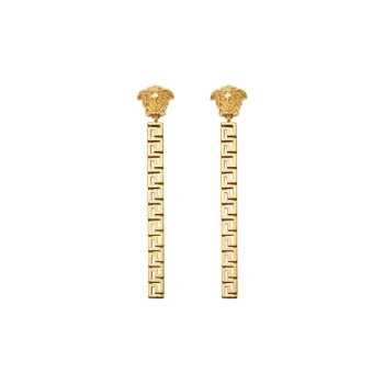 VERSACE Medusa-Head Greca Earrings