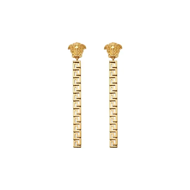 VERSACE Medusa-Head Greca Earrings-0