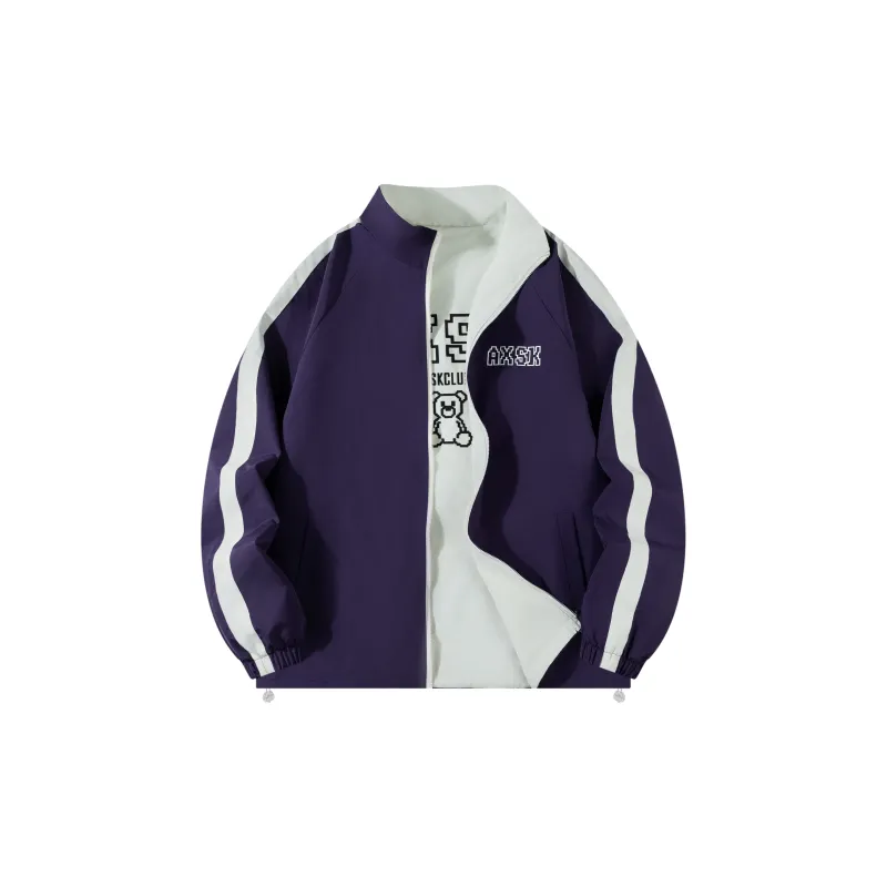 A.X.S.K Jackets Coats Unisex Black-24