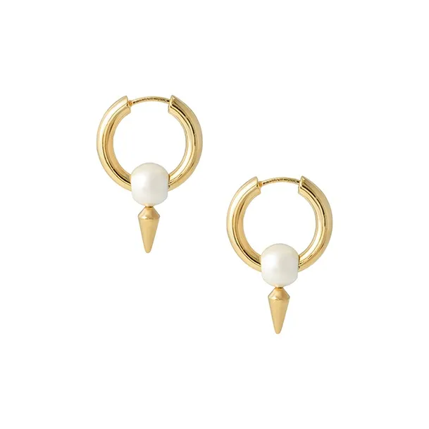 Balenciaga 925 Sterling Silver Earrings Women's-1
