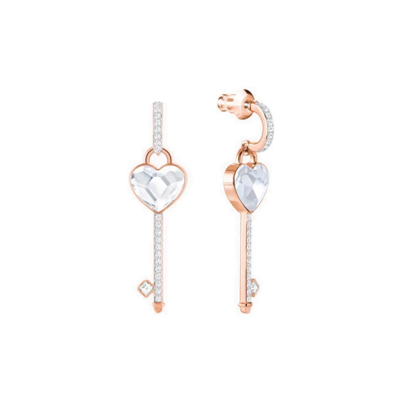 Swarovski MELT YOUR HEART Earrings Women's Silver-1