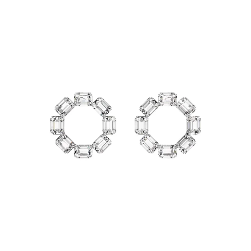 Swarovski Millenia Earrings Women's Silver-0