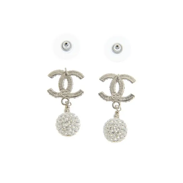 CHANEL 22c Early Spring Earrings Women's Silver-1