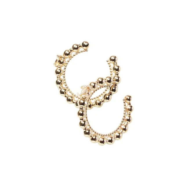 CHANEL 22c Early Spring Earrings Women's Gold-0