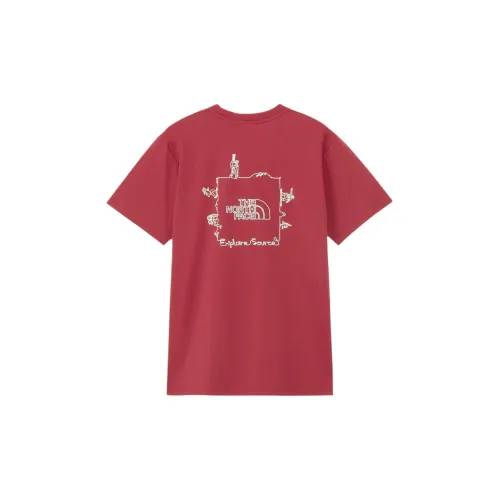 THE NORTH FACE T-Shirts Men Iron Red