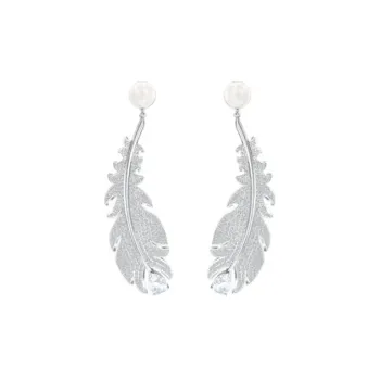 Swarovski Nice Earrings Women's White