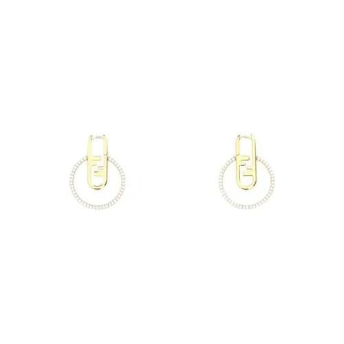 FENDI Earrings Women's Gold