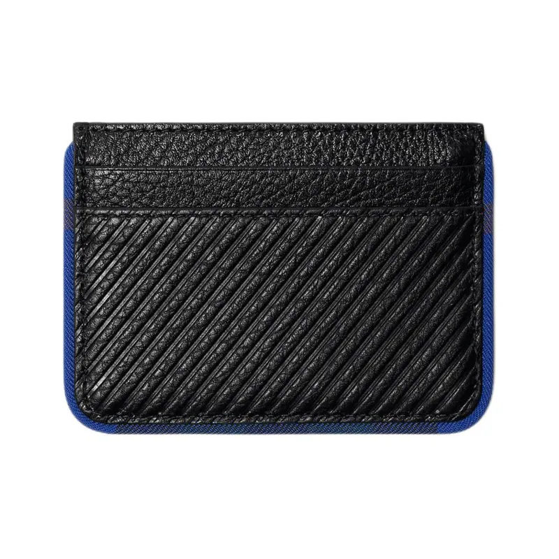 Burberry Calfskin Card Holder Men's Black-1