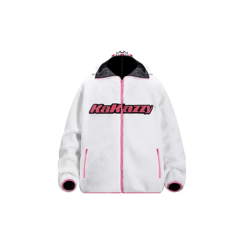 KAKAZZY Puffer Jacket Unisex White-3