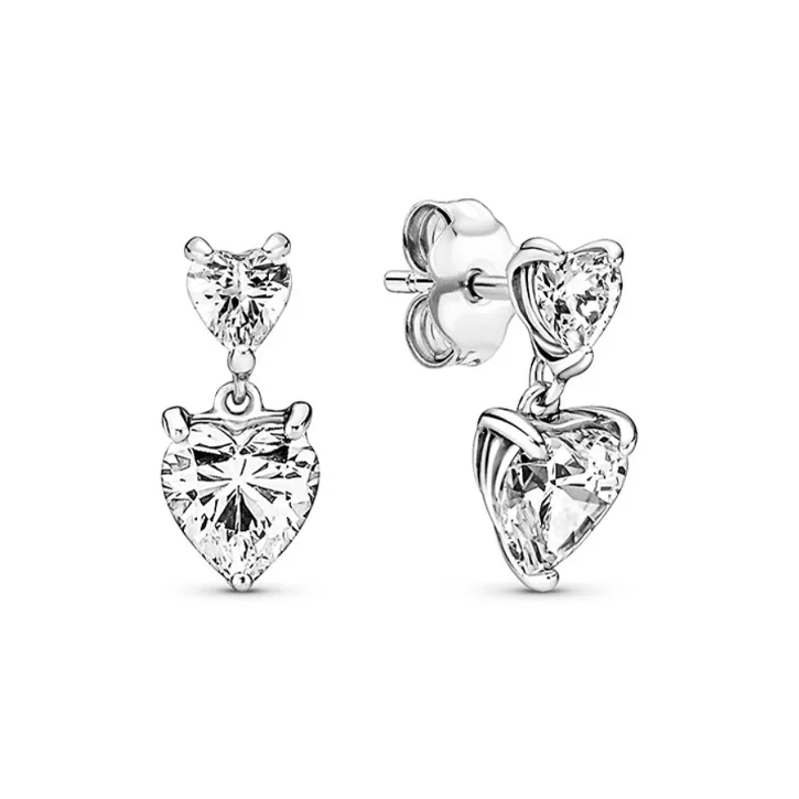 Pandora Earrings Women's Silver-0