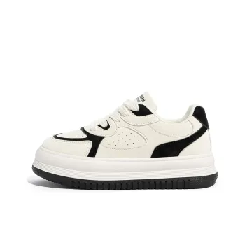 Humanism 1986 Wear-Resistant Lightweight Breathable Supportive Height Increasing Low-Top Skateboard Shoes Women's