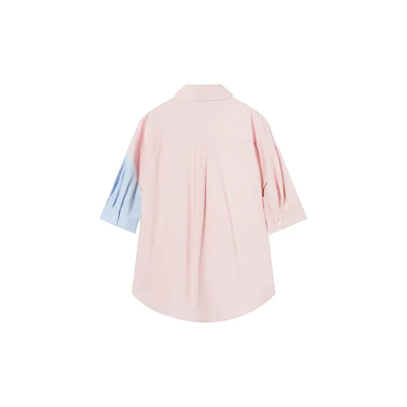 DIALOGUE Shirts Women's Pink & Blue-1