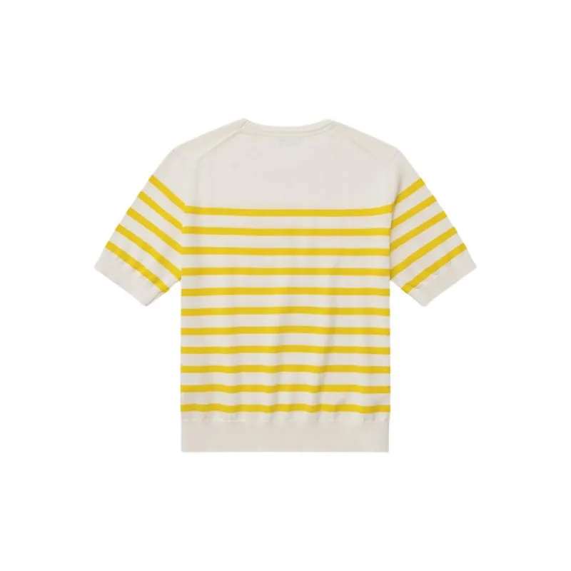 HAZZYS T Shirts Women's Yellow-1