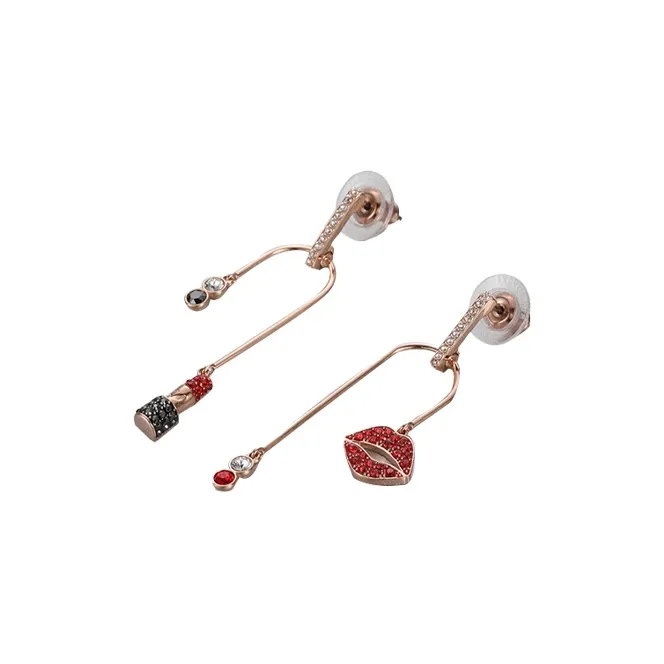 Swarovski MINE Earrings Women's Red-1