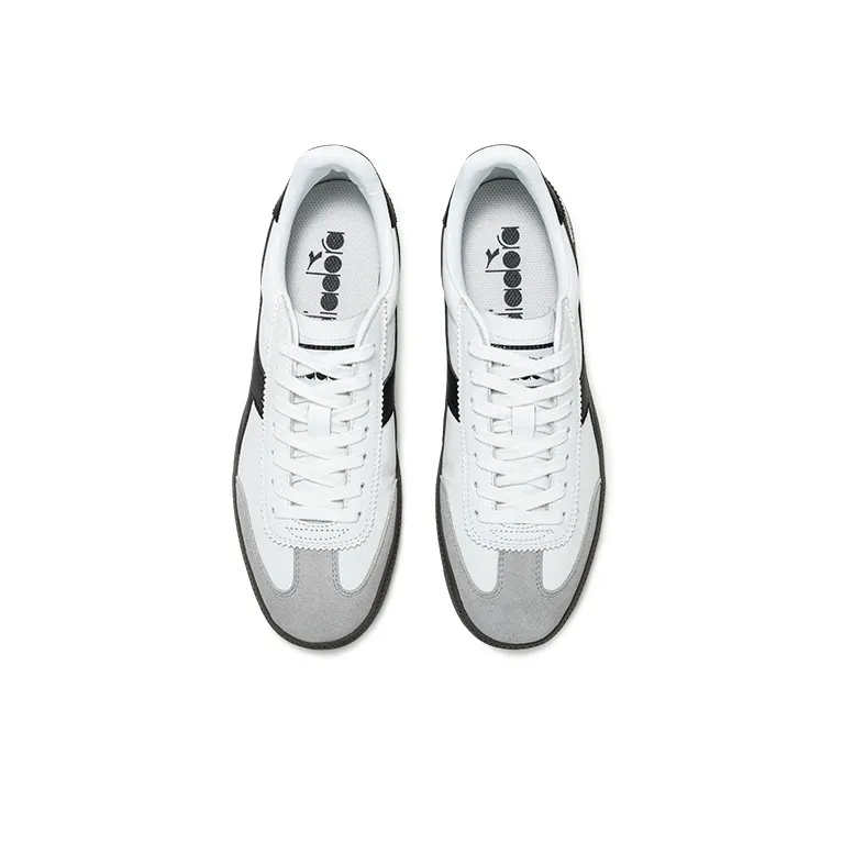 Diadora Anti Slip Wear Resistant Low Top Skateboard Shoes Unisex White-3