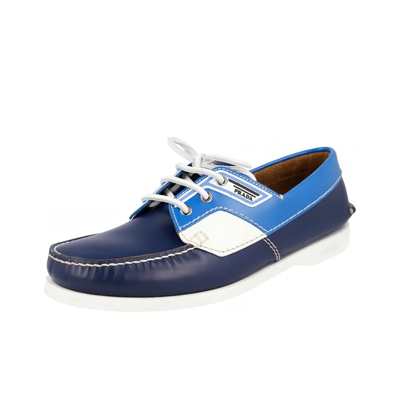 PRADA Men's Casual Shoes Men Low-Top Navy-3