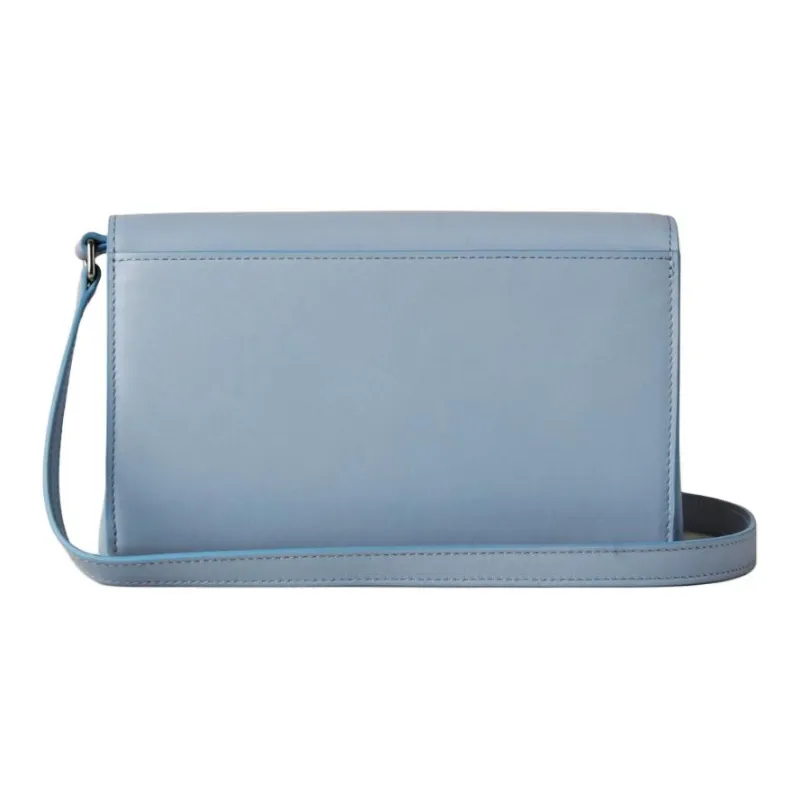 Mulberry Glossy Leather Shoulder Bag Crossbody Bag Wallet Women's Poplin Blue-2