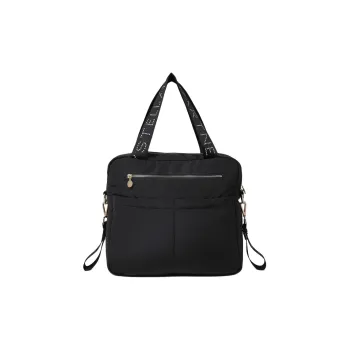 Stella McCartney Logo Strap Zipped Shoulder Bag