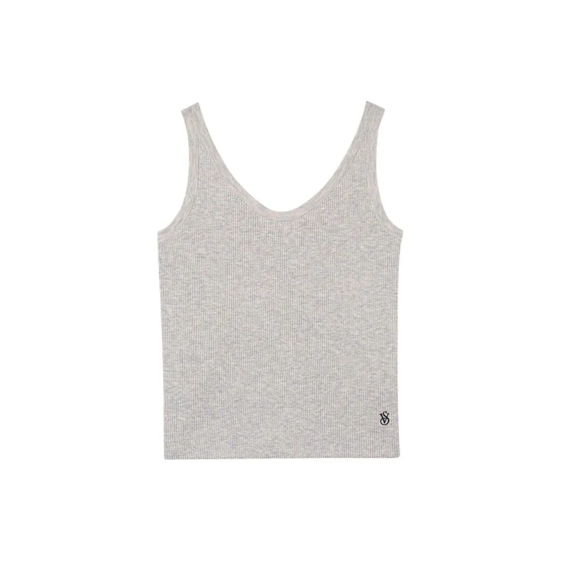 Victoria's Secret Pajama Tops Women's Gray-0