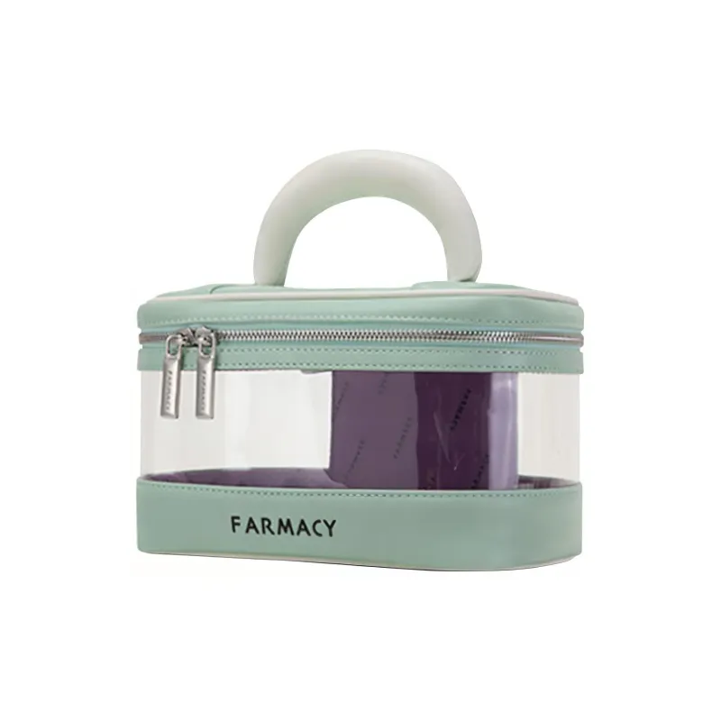 Farmacy Microfiber Makeup Bag Regular Women's Black/Green/White/Gray-4