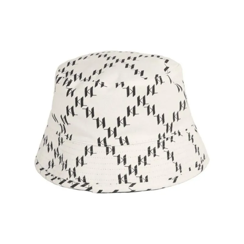 KARL LAGERFELD / Karl Lagerfeld Jeans Logo appliqúe Reversible Bucket Hat-3