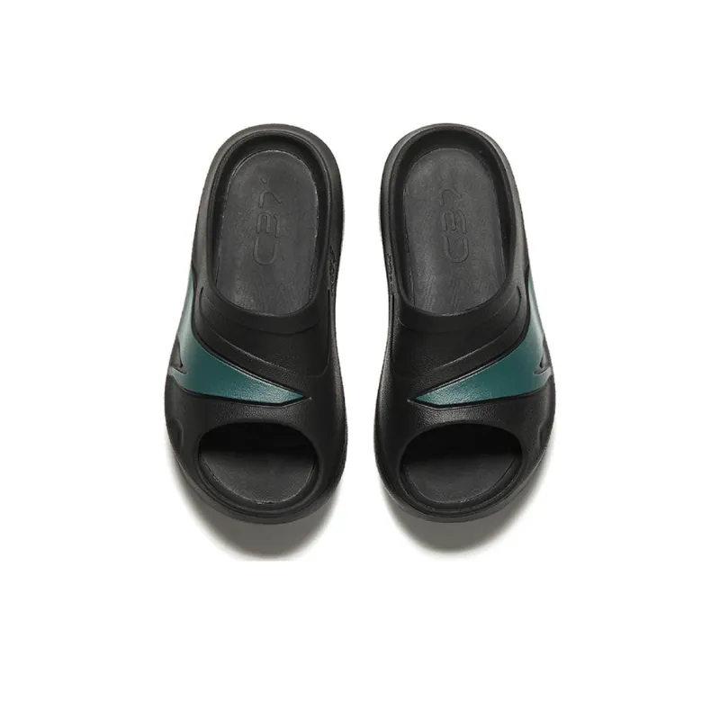 Anta Slide Slippers Men's Black Green-1